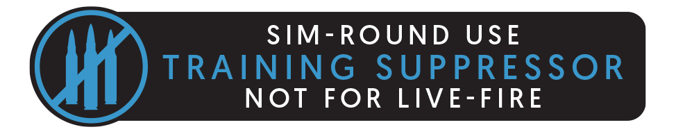 SIM training silencer logo